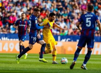 3-1. El Levante se merienda al Barcelona en la segunda parte