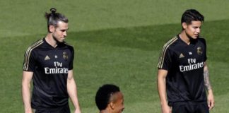 James y Bale hacen trabajo de campo pero no estarán ante el Galatasaray