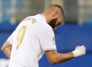 Benzema, «feliz» por estar entre los máximos goleadores de la historia