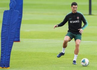 Cristiano Ronaldo aleja rumores al entrenarse con normalidad en Portugal