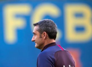 Entrenamiento de recuperación tras la derrota de Valencia