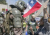 Fiscalía chilena formalizará a 14 policías por dos casos de tortura La poblacion chilena denuncia represión militar en protestas