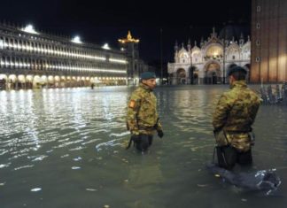 Venecia sufre una inundación «apocalíptica»