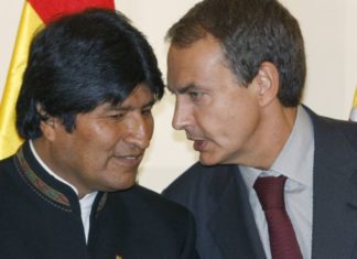 Zapatero declina mediar en Bolivia a pesar de la invitación de Evo Morales