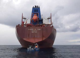 Decomisa supuesta droga en carguero con bandera extranjera en Castilla, Colón