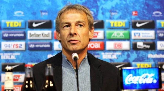 Klinsmann entrenará al Hertha hasta el final de temporada