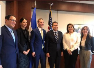 Presidente Hernández sostiene reunión con el secretario de Seguridad de Estados Unidos