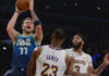 100-114. Doncic asalta el Staples Center y corta racha triunfal de Lakers