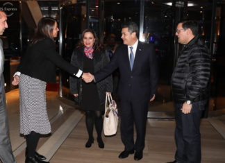 Presidente Hernández arriba a España para participar en cumbre sobre Cambio Climático