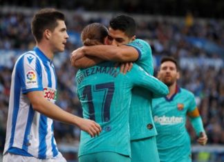 2-2. El Barça vuelve a pinchar en Anoeta, aunque rescata un punto