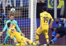 Pérez y Ansu Fati dan la victoria al Barcelona y envían al Inter a la Liga Europa