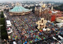 Dos millones de guadalupanos llegan a Ciudad de México para honrar la Virgen
