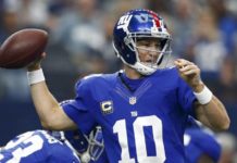 Giants descarta a Jones y tendrá como titular a Manning