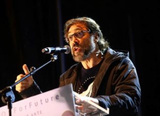 Javier Bardem llama estúpidos a Trump y al alcalde de Madrid