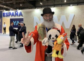 Un Papá Noel sostenible, mensajero del consumo responsable