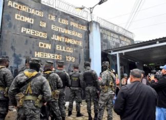 Sube a 20 el número de muertos por un tiroteo en una cárcel del Caribe de Honduras