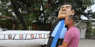 Figuras de presidente y su hermano preso en EEUU serán «quemadas» en Honduras