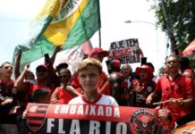 Flamengo cumple su último entrenamiento en Brasil antes de viajar a Catar