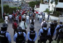 Marchan en Honduras para exigir la renovación de la misión de la OEA