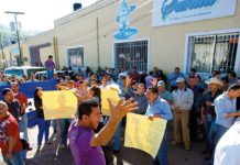 Sindicalistas del SANAA denuncian incumplimiento en pago de prestaciones