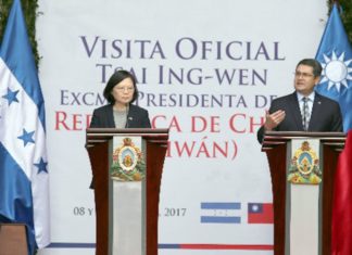Mandatario hondureño felicita a la presidenta de Taiwán por su triunfo en las elecciones