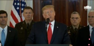 Trump informa de que no hubo «bajas mortales» tras ataques iraníes