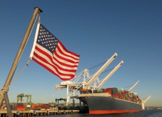 El déficit comercial de Estados Unidos baja un 8,3 % en noviembre