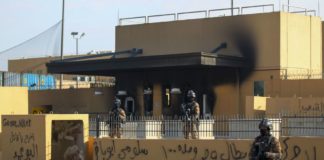 Impactan cinco cohetes cerca de la Embajada estadounidense en Bagdad