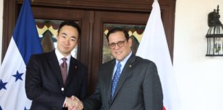 Honduras y Japón revisan en Tegucigalpa las relaciones bilaterales