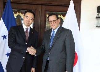 Honduras y Japón revisan en Tegucigalpa las relaciones bilaterales