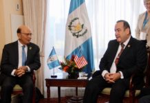 Presidente electo de Guatemala y EE.UU. dialogan sobre inversión y migración