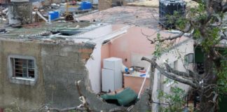 Fuertes vientos causan destrucción parcial en 72 casas en Nicaragua
