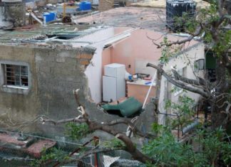 Fuertes vientos causan destrucción parcial en 72 casas en Nicaragua