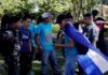 Caravana de hondureños es obligada a retornar a frontera por Guatemala y EEUU
