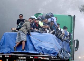 Secretario de Seguridad dice que gente «perversa» incita caravana de hondureños