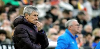 Setién: «Lo que hemos visto hoy a ninguno nos gusta»