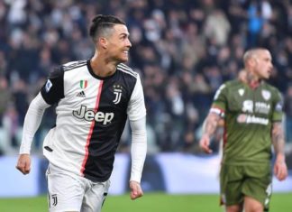 Cristiano firma el 56 triplete de su carrera, el primero en Serie A