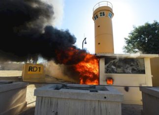 Milicias chiíes rebajan la tensión y abandonan la Embajada de EEUU en Bagdad