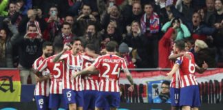 El Atlético vuelve al trabajo por grupos tras la goleada al Osasuna
