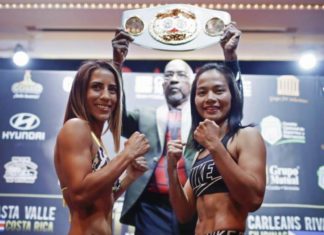 La costarricense Valle expondrá su título mundial ante la filipina Rivas