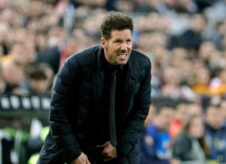 Simeone, positivo por Covid-19, aislado y sin síntomas