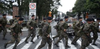 El Ejército siempre vuelve a las calles en Guatemala