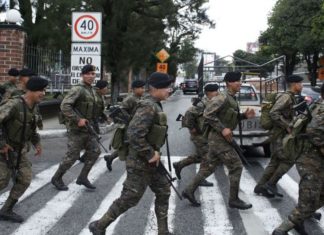 El Ejército siempre vuelve a las calles en Guatemala