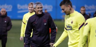 Setién, con lo puesto y cuatro del filial para medirse al Betis