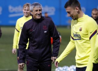 Setién, con lo puesto y cuatro del filial para medirse al Betis