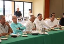 Oliva se reúne con el alcalde de SPS y empresarios de la zona norte de Honduras
