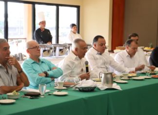 Oliva se reúne con el alcalde de SPS y empresarios de la zona norte de Honduras