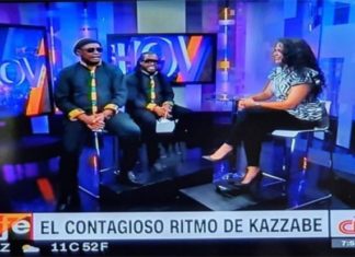 Kazzabe visita CNN y Univisión y sorprende a hondureños en EEUU