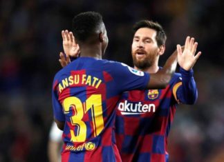 2-1. La conexión Messi y Ansu Fati, letal en un Barça a ráfagas