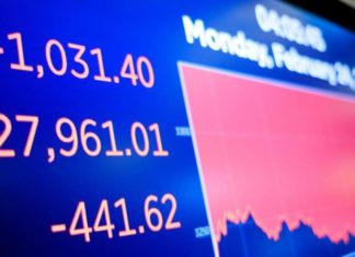 Wall Street se desploma por el coronavirus y el Dow Jones pierde un 3,56 %